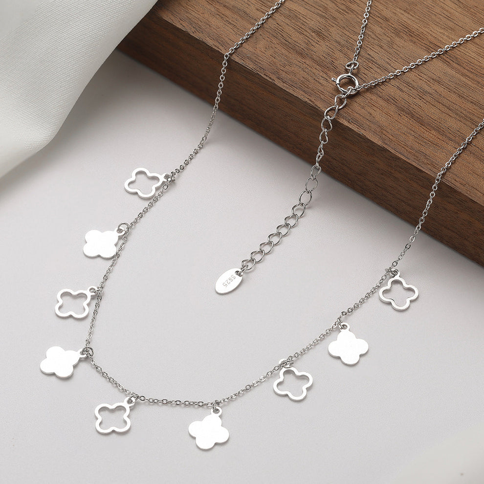 Four Leaf Clover Charm Necklace