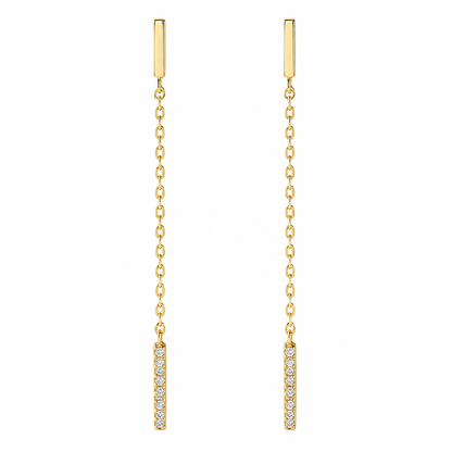 Dangling Vermeil Earrings
