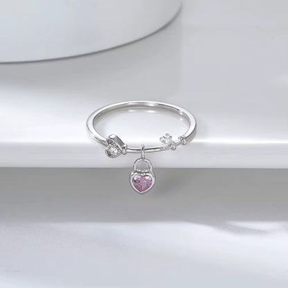 Pink Heart Ring