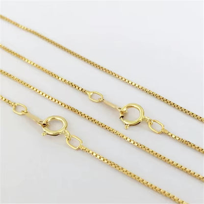 Gold-filled Thin Box Chain