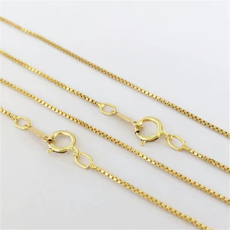 Gold-filled Thin Box Chain