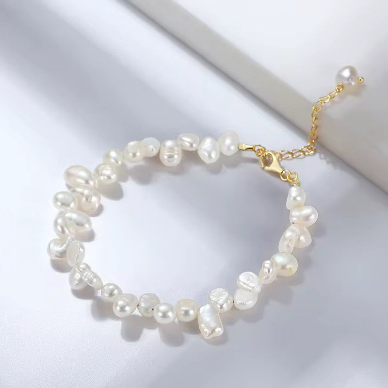 Irregular Shape Pearl Bracelet