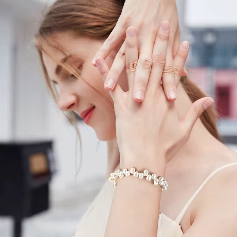 Irregular Shape Pearl Bracelet