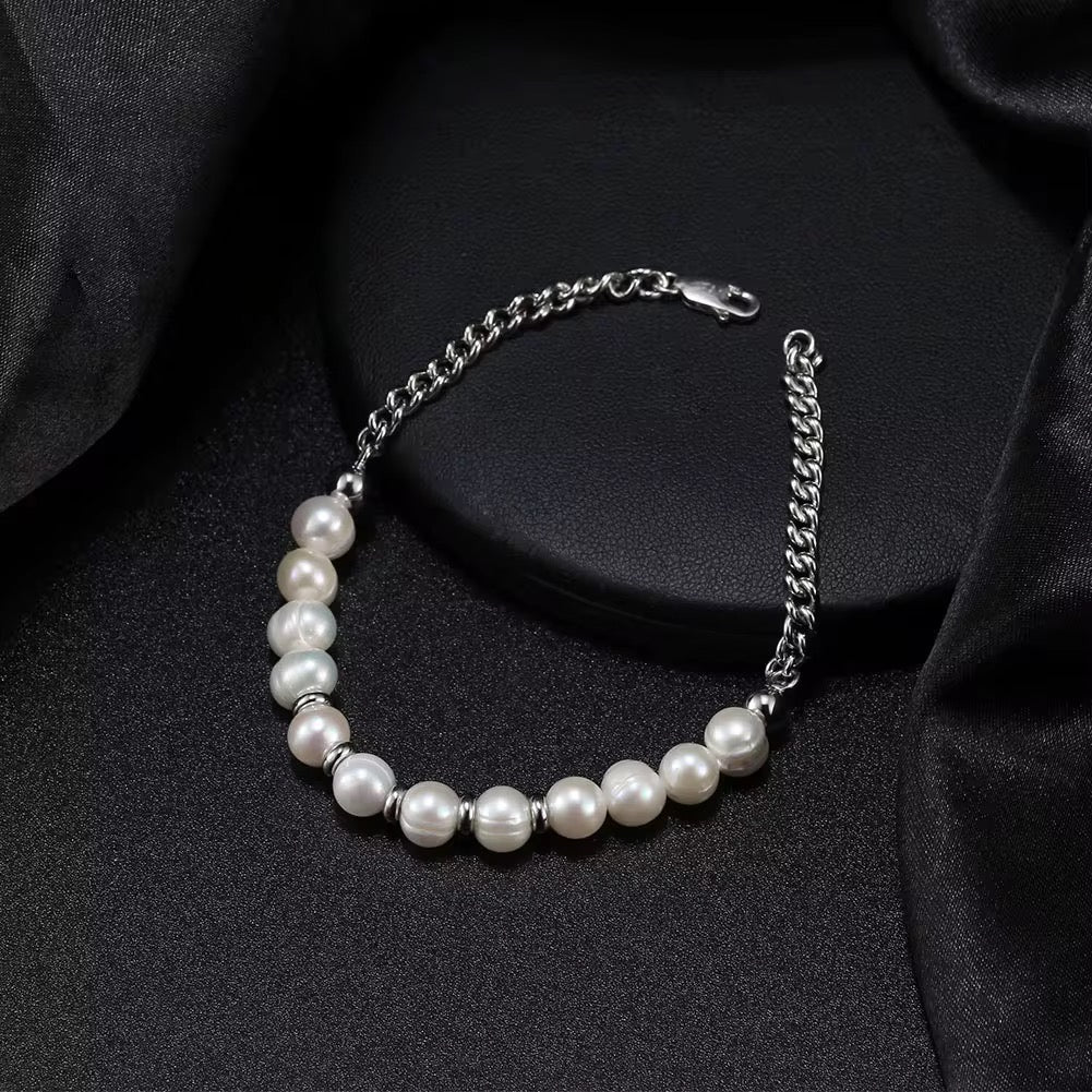Men Pearl Bracelet