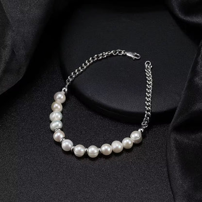 Men Pearl Bracelet