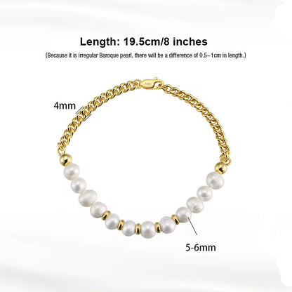 Men Pearl Bracelet