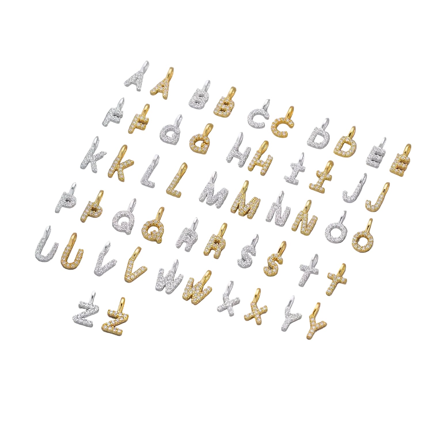 Letter Charm Pendant