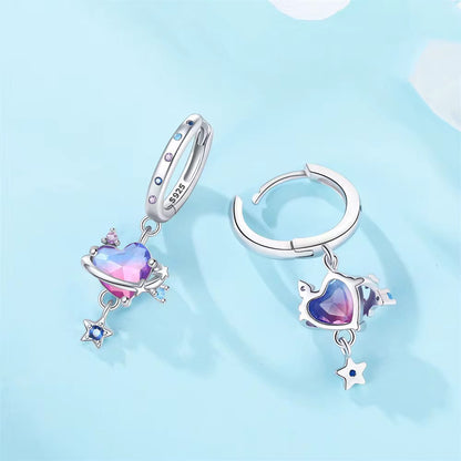 Heart & Star Earrings