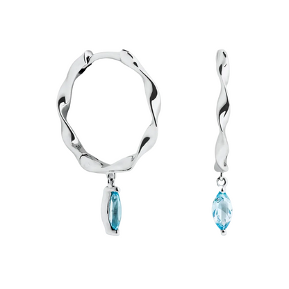Blue Stone Earrings