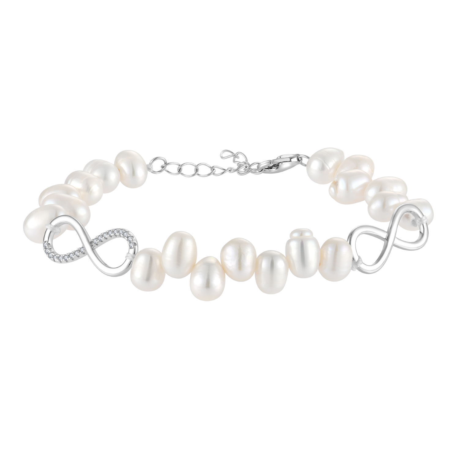 Infinity Pearl Bracelet