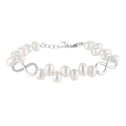 Infinity Pearl Bracelet