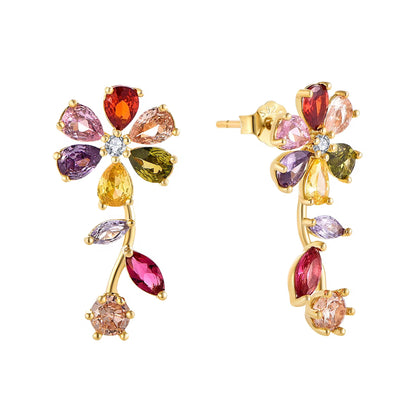 Multi color CZ Earrings