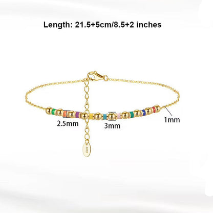 Rainbow Anklet