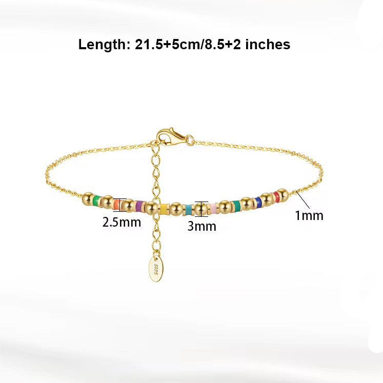 Rainbow Anklet