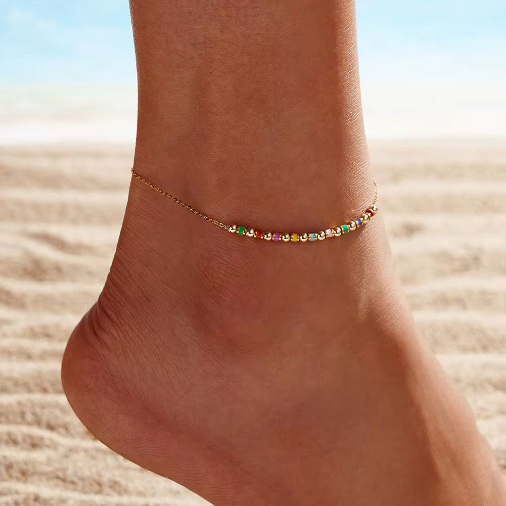 Rainbow Anklet