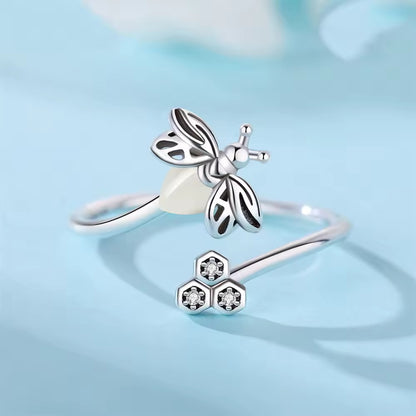 Glow in the dark Bee Ring