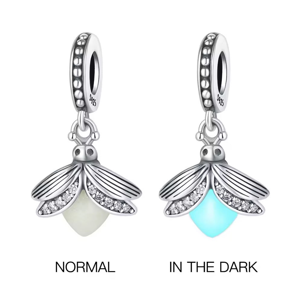 Glow in the dark Firefly Charm