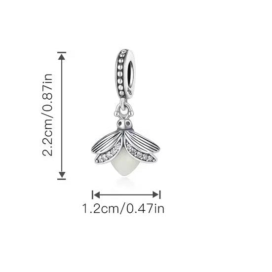 Glow in the dark Firefly Charm