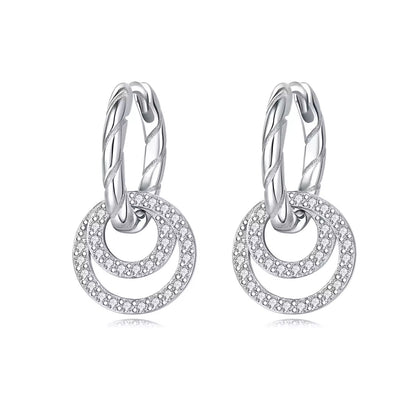 Infinity Circle Earrings