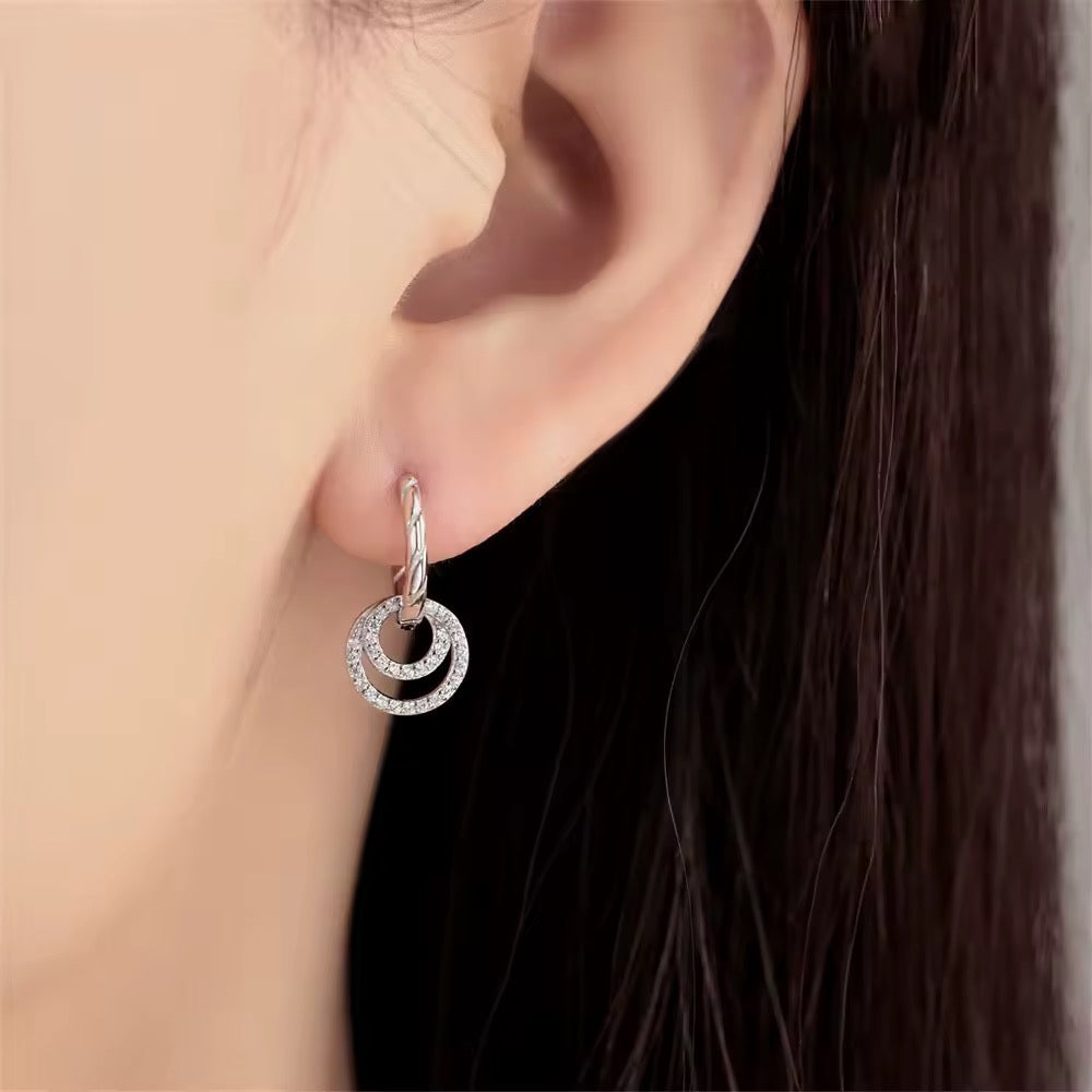 Infinity Circle Earrings