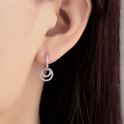 Infinity Circle Earrings