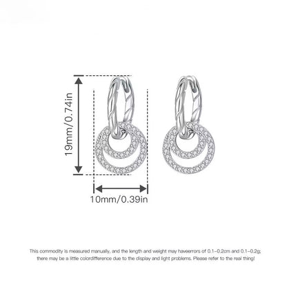 Infinity Circle Earrings