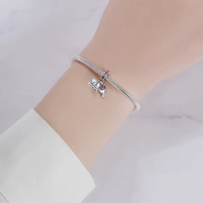 Graduation Hat & Flower Charm