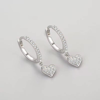 Heart Dangle Earrings
