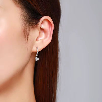 Heart Dangle Earrings