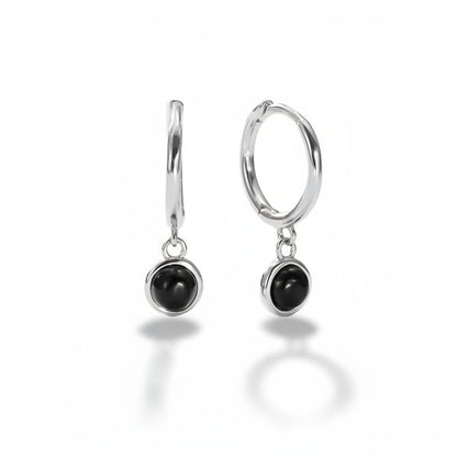 Tiny Hoop Dangle Earrings