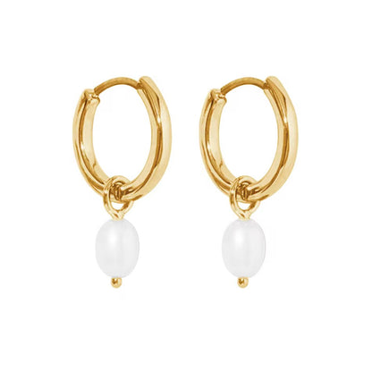 Hoop Tiny Pearl