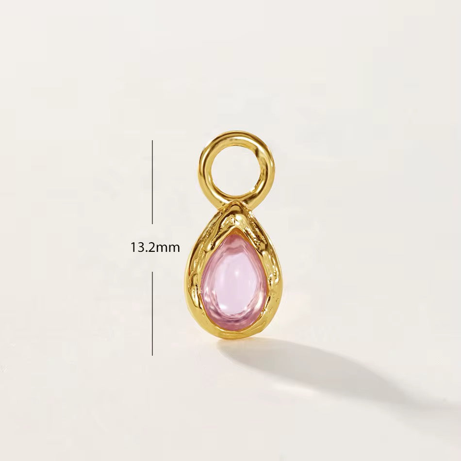 Pink CZ Charm