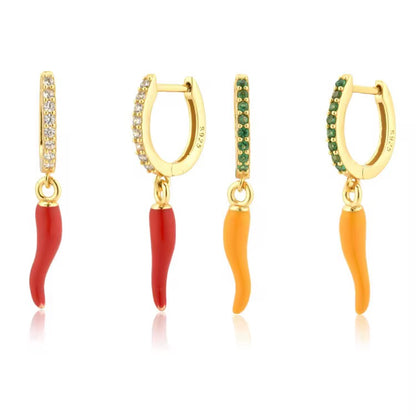 Chilli Dangle Earrings