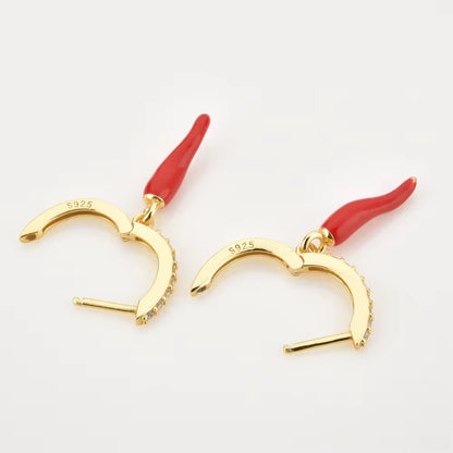 Chilli Dangle Earrings