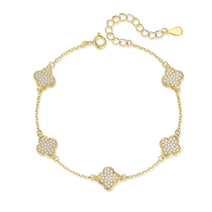 Four-Leaf- Clover Bracelet
