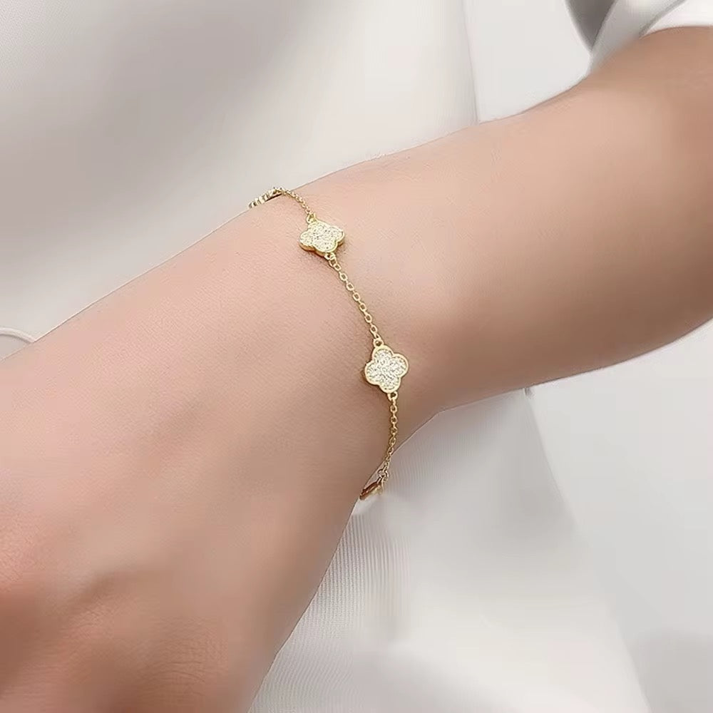 Four-Leaf- Clover Bracelet