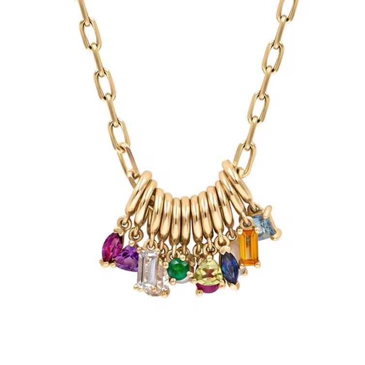 Birthstone Charm For Necklace