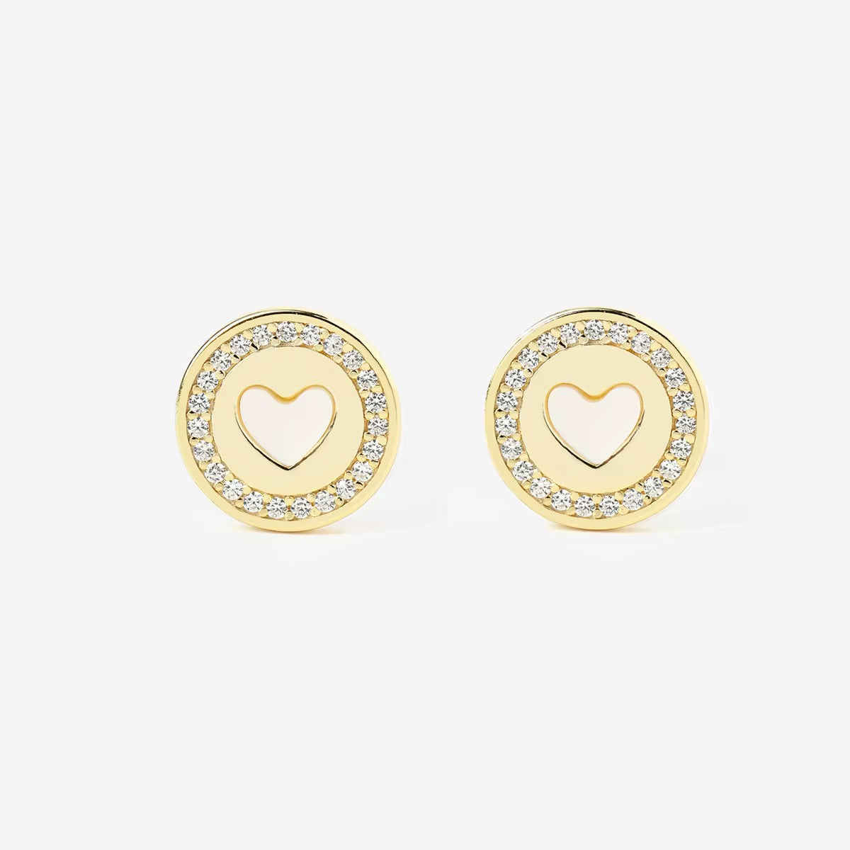 Heart Stud Earrings