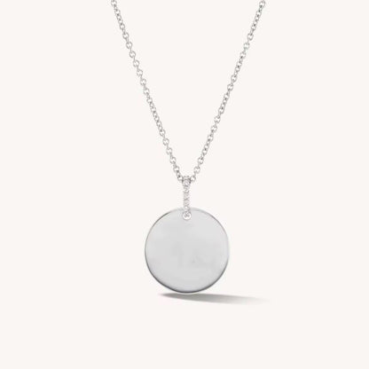 Engravable Disc Tag Pendant