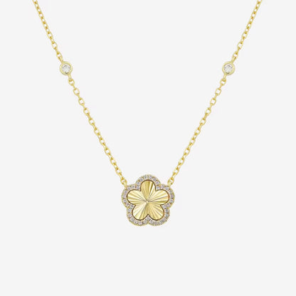 Five-Petal Flower Necklace