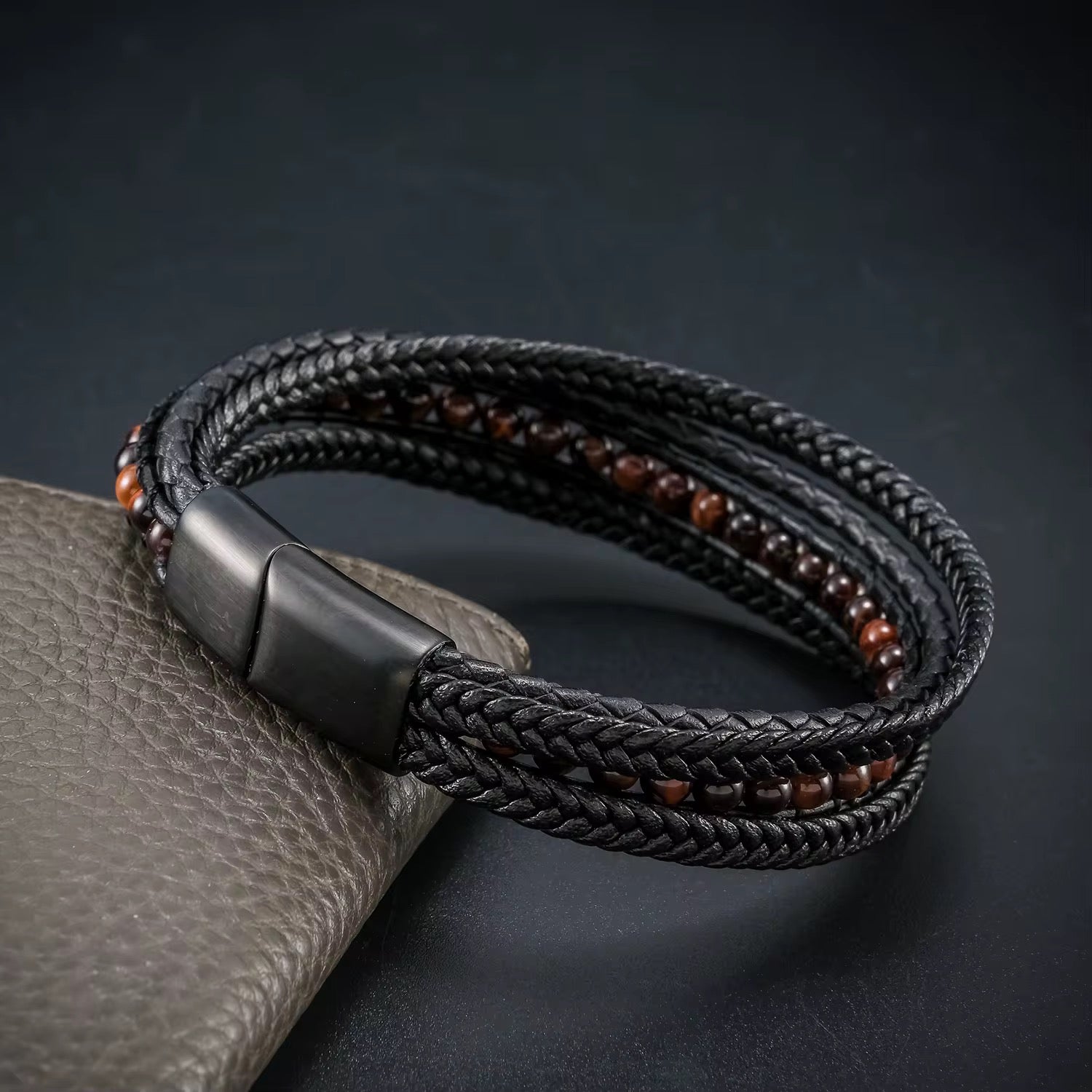 Men Bracelet Tiger-Eye
