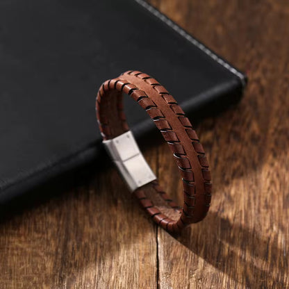 Men Leather Bracelet