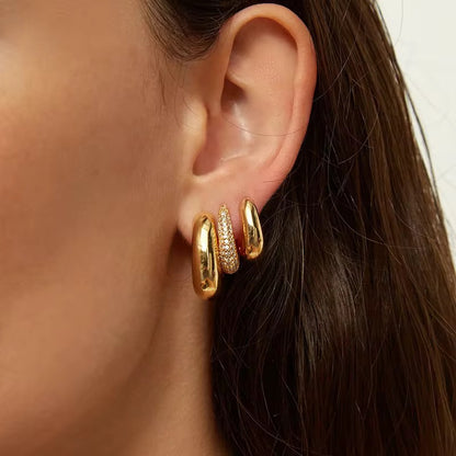 Simple Hoop Earrings