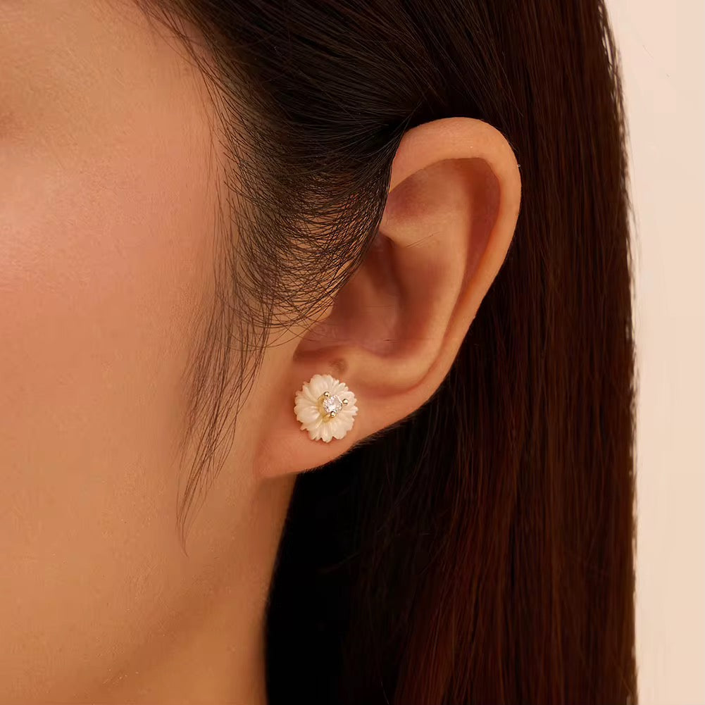 Shell Flower Earrings