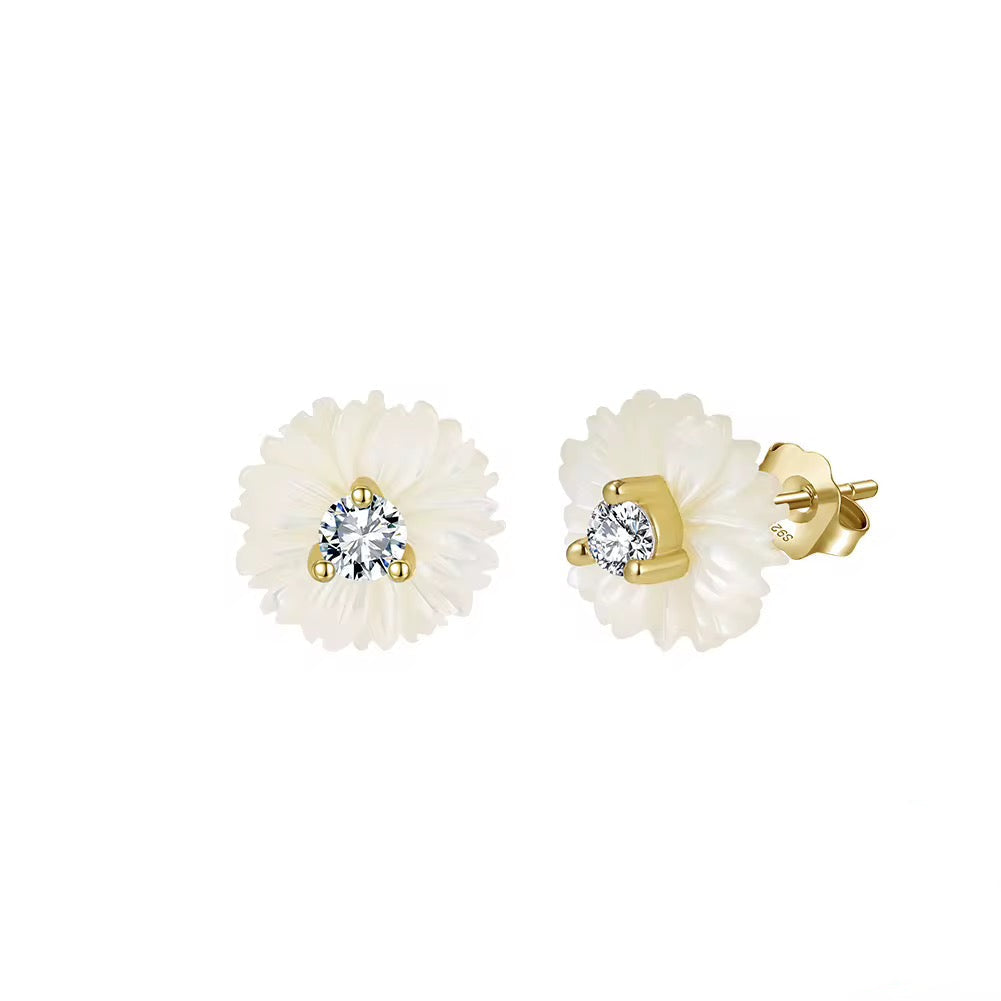 Shell Flower Earrings