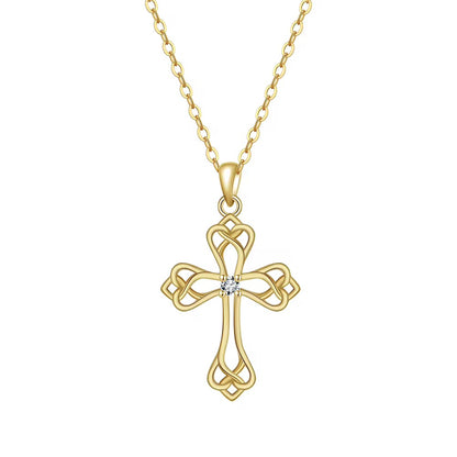 Knot Cross Necklace