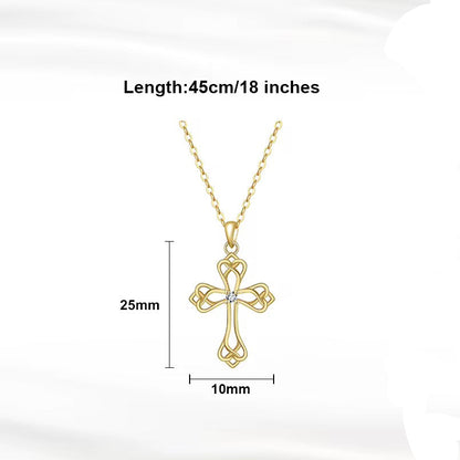 Knot Cross Necklace