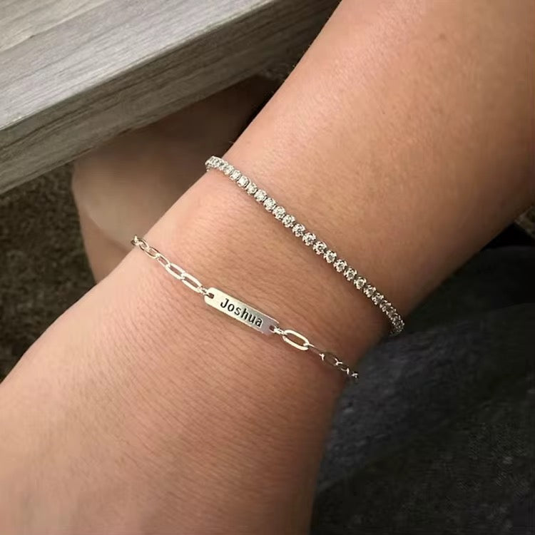 Mini name bar Bracelet