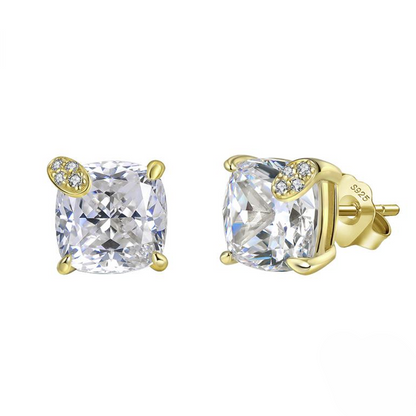 Cubic Zircon Stud Earrings