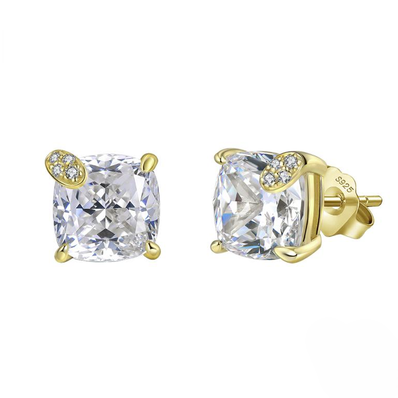 Cubic Zircon Stud Earrings